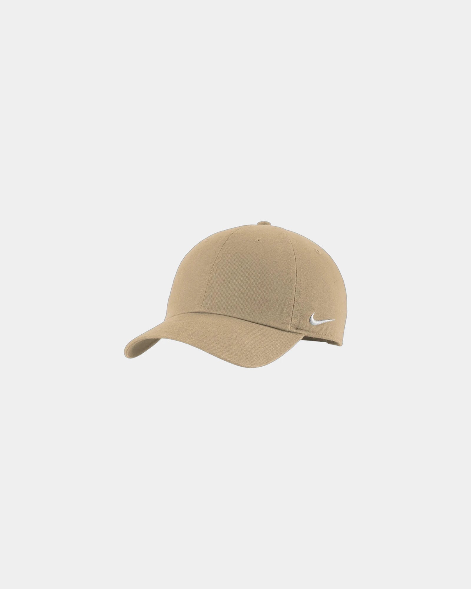 Custom recycled cotton twill cap Nike Heritage - Khaki