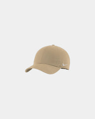 Custom recycled cotton twill cap Nike Heritage - Khaki