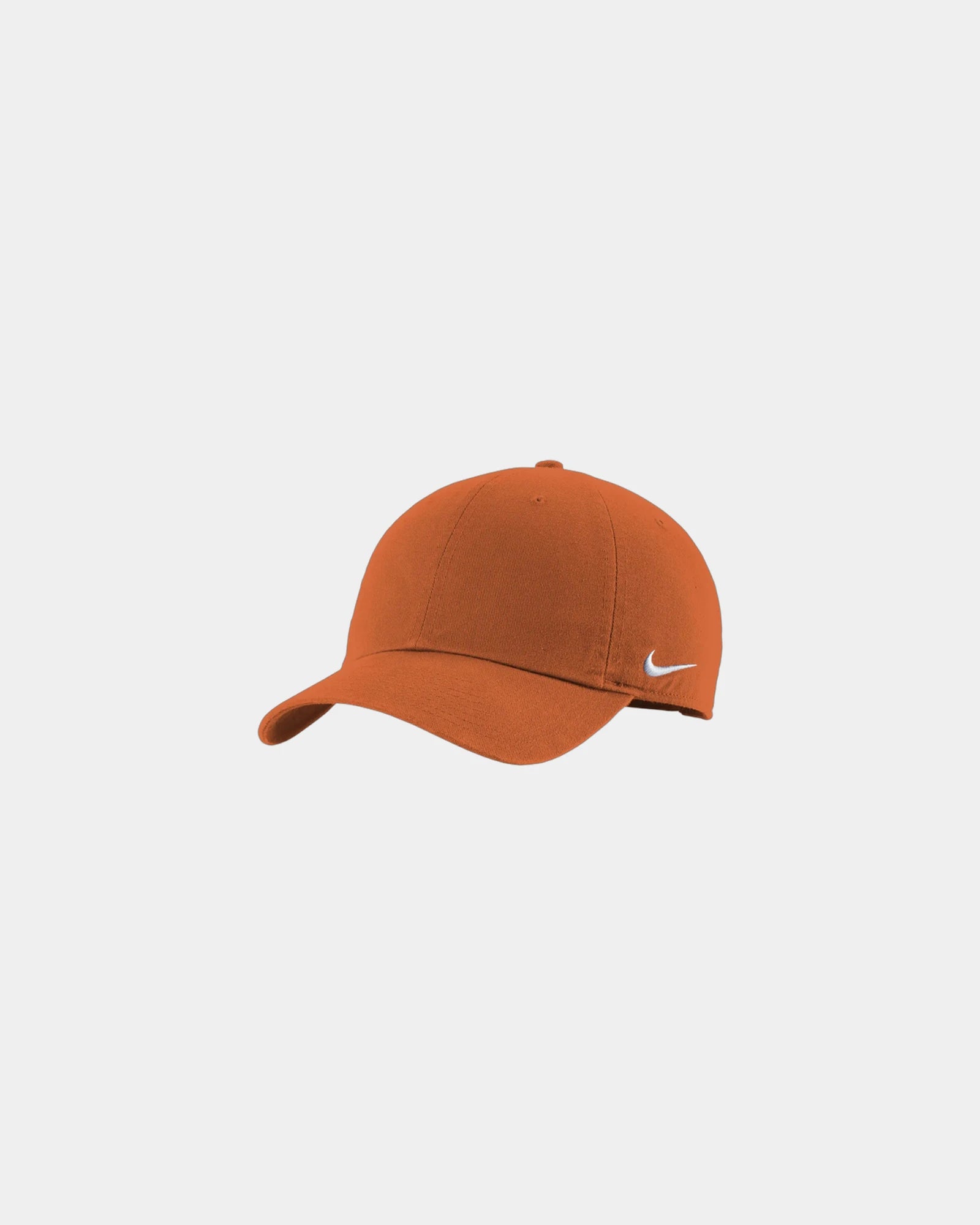 Custom recycled cotton twill cap Nike Heritage - Desert Orange
