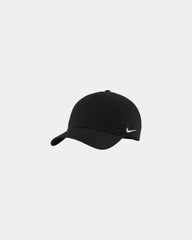 Custom recycled cotton twill cap Nike Heritage - Black