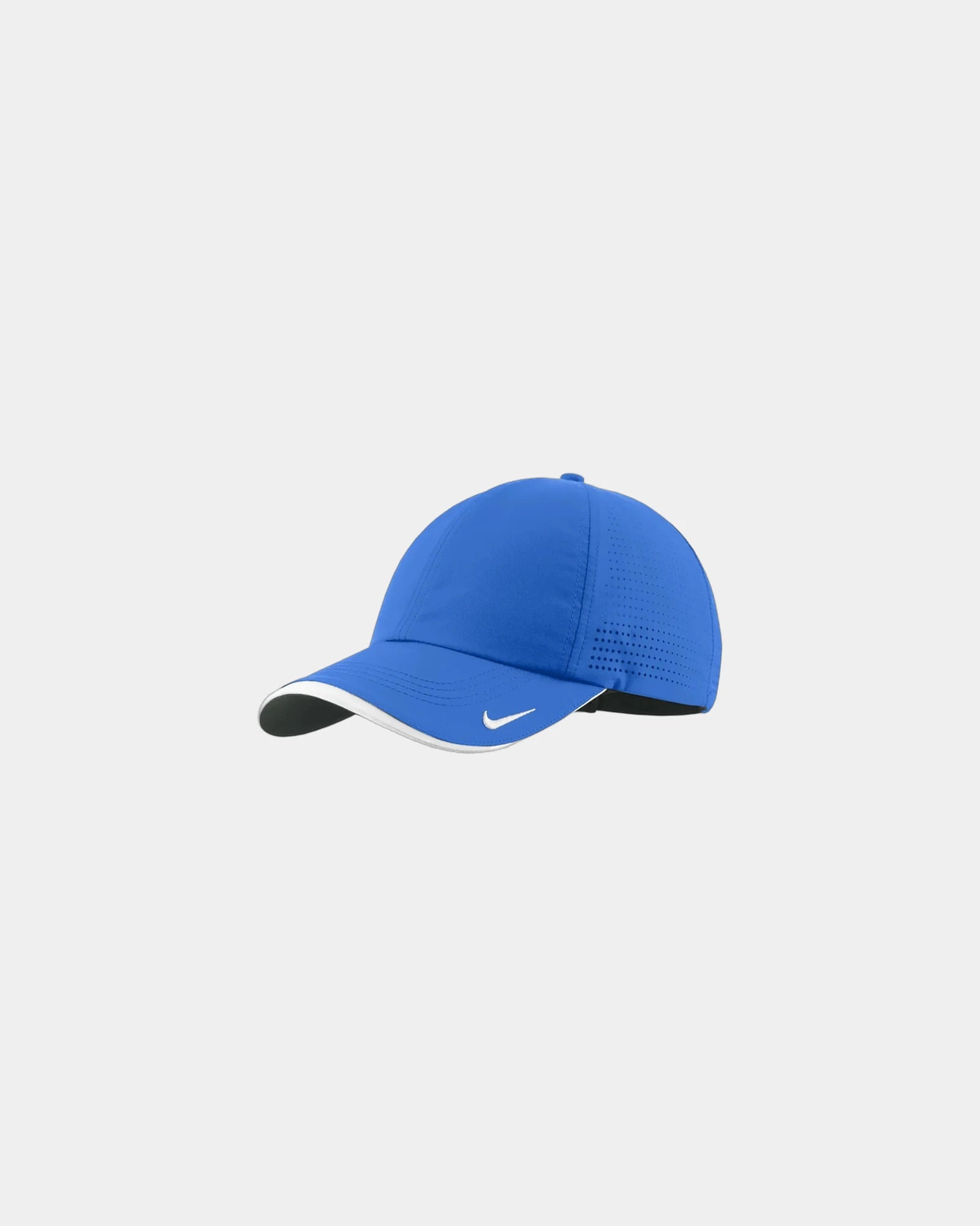Custom Dri-FIT perforated cap Nike performance - Game Royal/ White