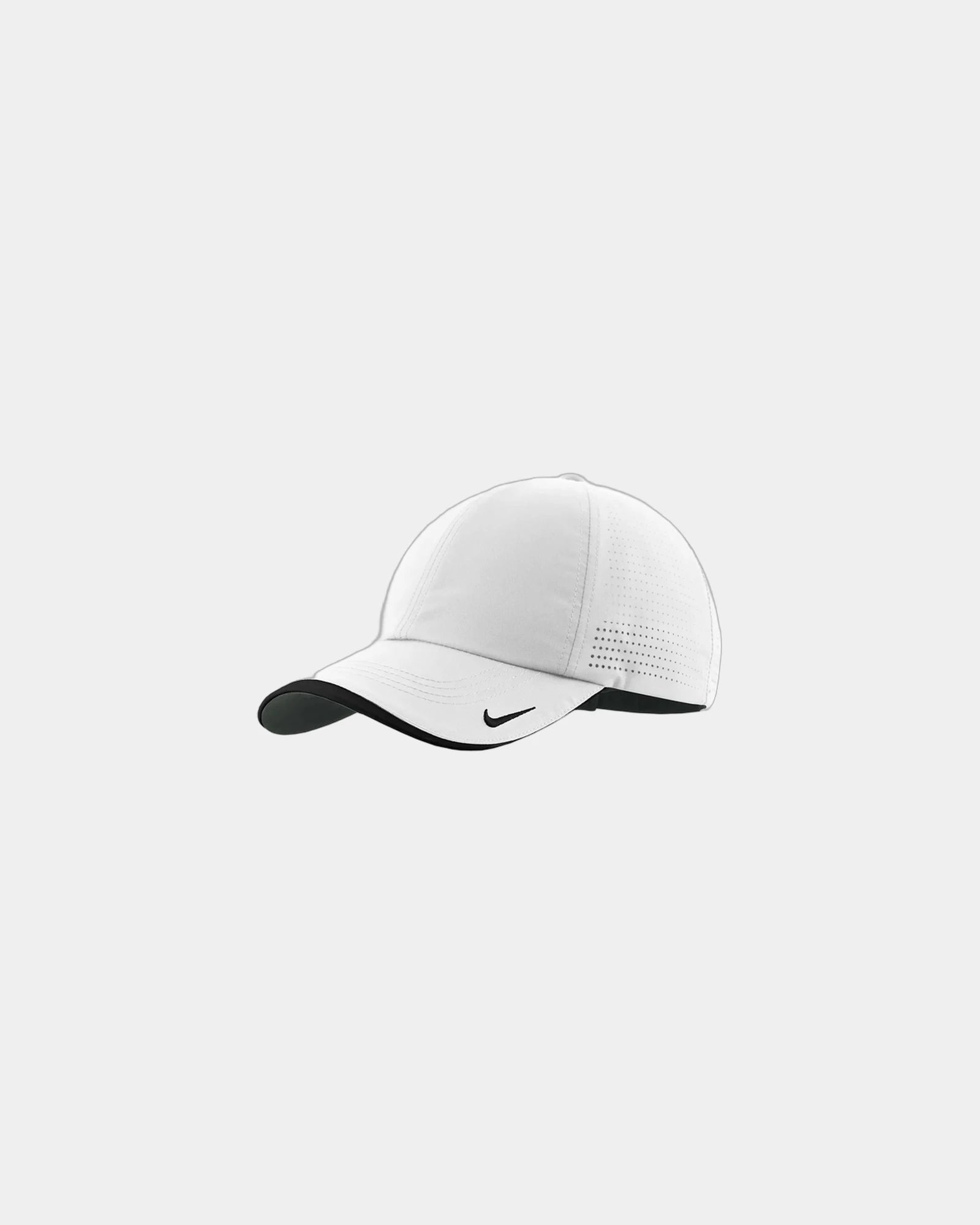 Custom Dri-FIT perforated cap Nike performance - White/ Black
