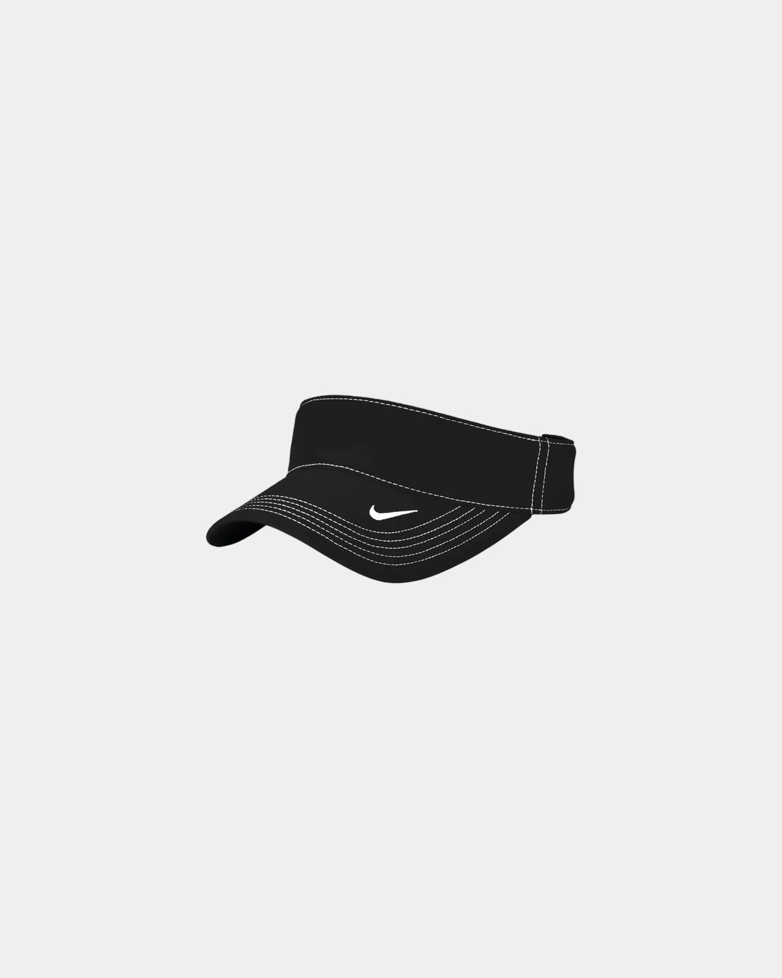 Custom Dri-FIT polyester visor Nike Ace adjustable fit - Black