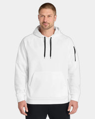 Custom recycled polyester hoodie Nike Therma-FIT - White