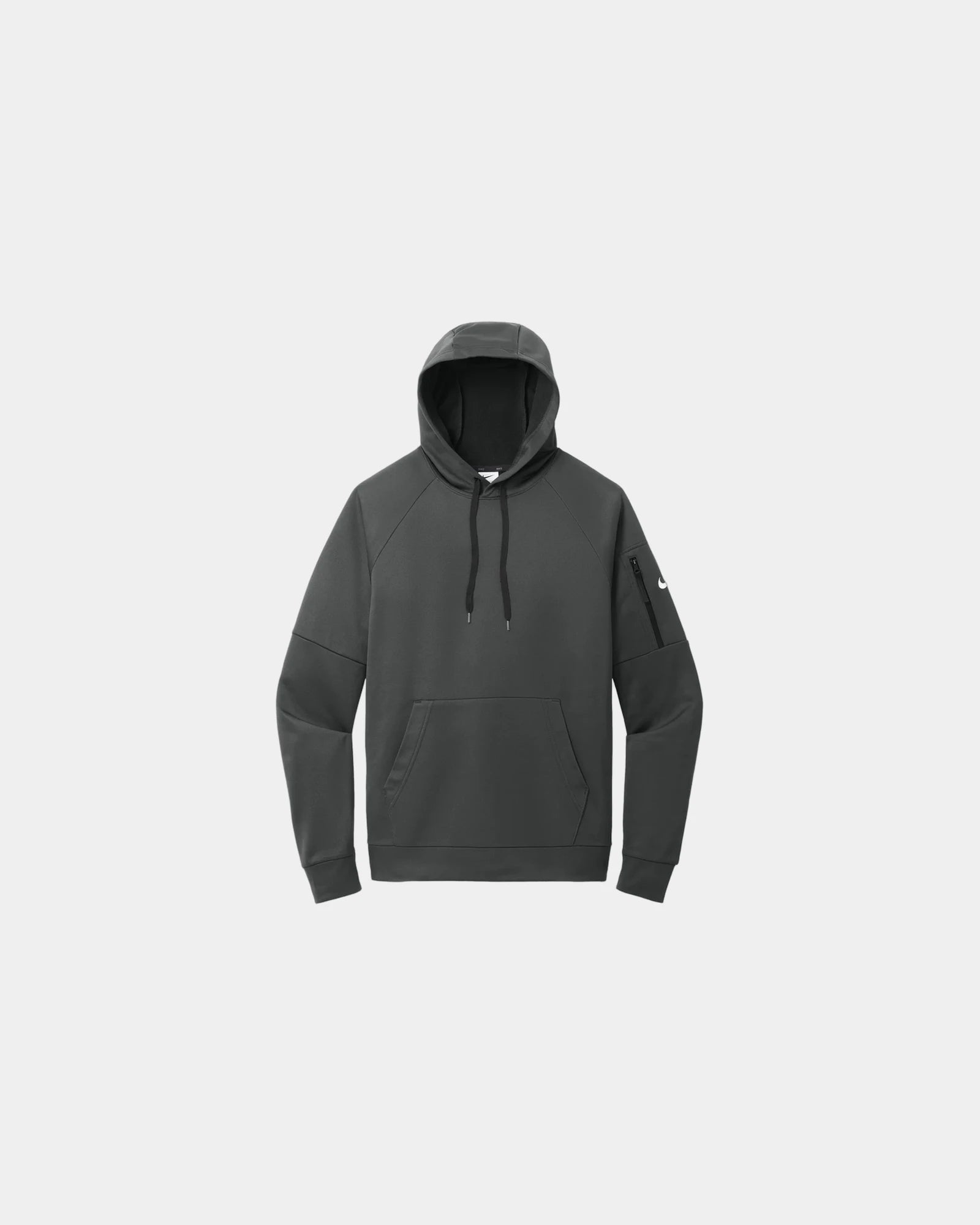 Custom recycled polyester hoodie Nike Therma-FIT - Anthracite