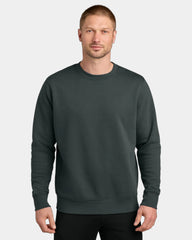 Custom fleece crew Nike Club Fleece Sleeve Swoosh - Anthracite