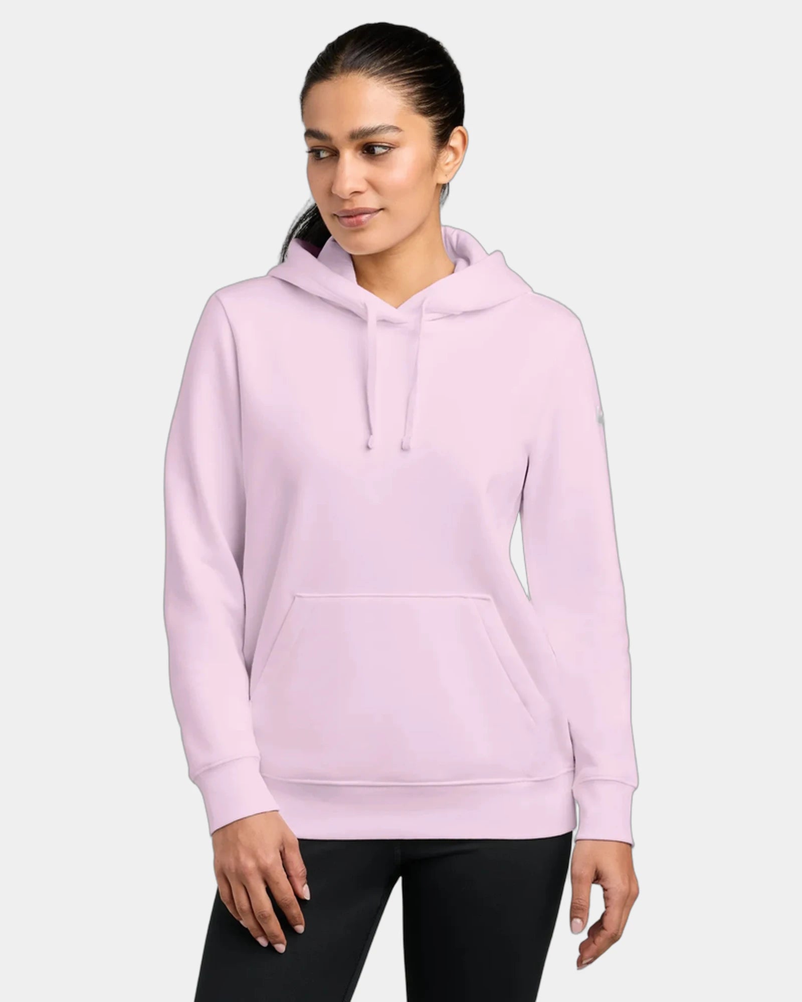 Custom fleece Nike Women's Club pullover hoodie - Pink Foam