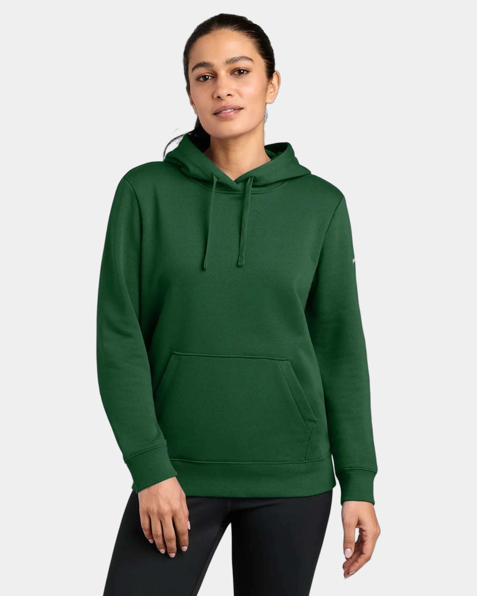 Custom fleece Nike Women's Club pullover hoodie - Gorge Green