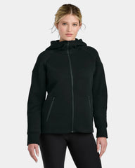 Custom 9.1-oz full-zip hoodie Nike Women's Tech Fleece - Black