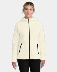 Custom 9.1-oz full-zip hoodie Nike Women's Tech Fleece - Pale Ivory