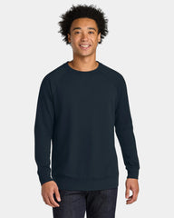 Custom French terry raglan sweatshirt for teams - Midnight Navy
