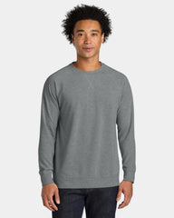 Custom French terry raglan sweatshirt for teams - Heather Gray
