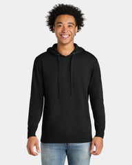 Custom French terry fleece Laguna hoodie for teams - Black/ Black