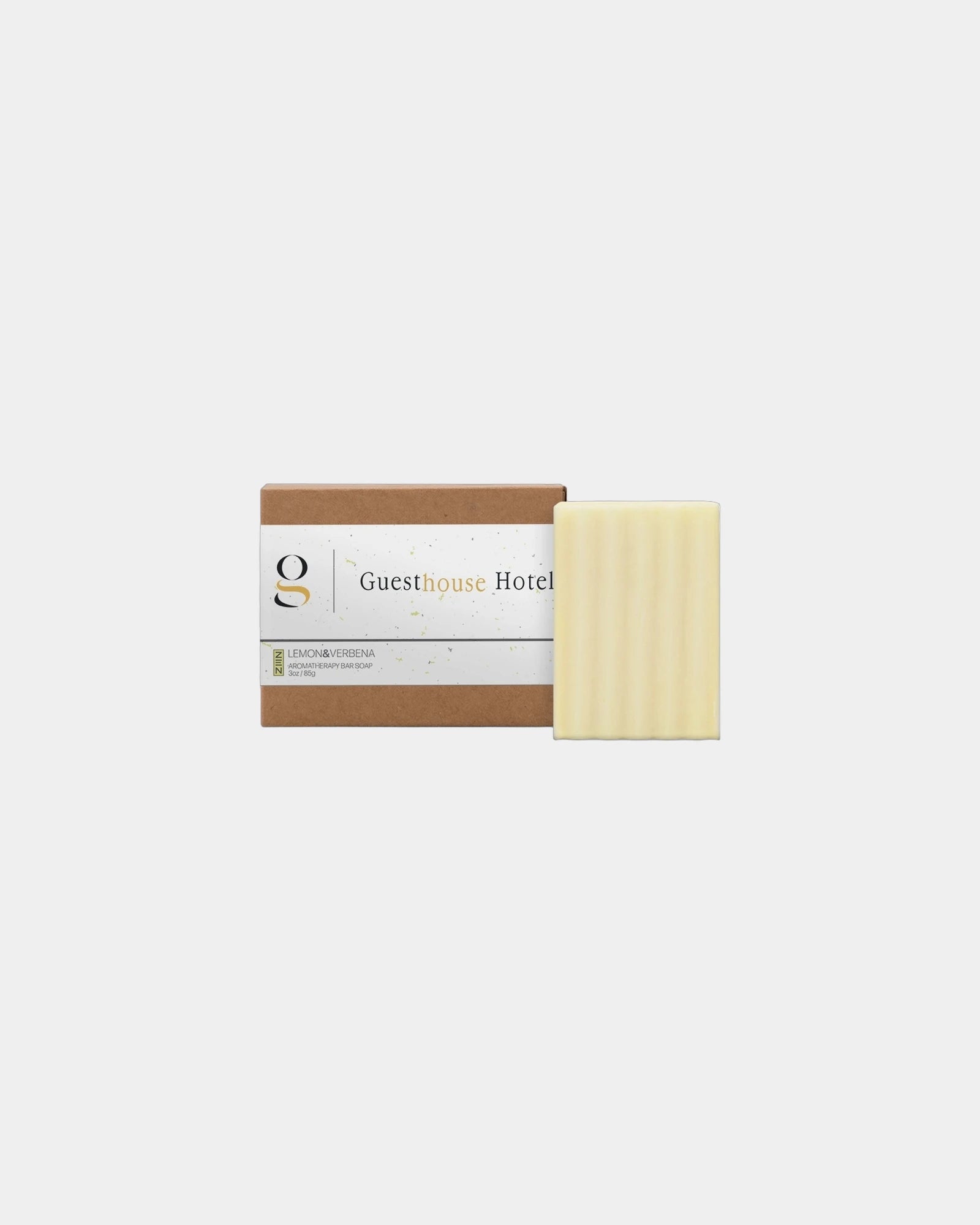 Custom lemon verbena 3 oz bar soap with full-color label - Multi Color