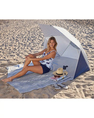 Custom UPF 50+ polyester beach tent with carry pouch - 2