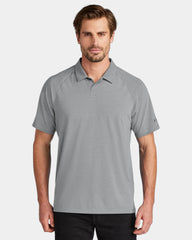 Custom wicking polo with UPF 30 sun protection - Greystone