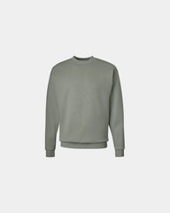 Custom midweight cotton-blend crewneck sweatshirt - Stonewashed Green