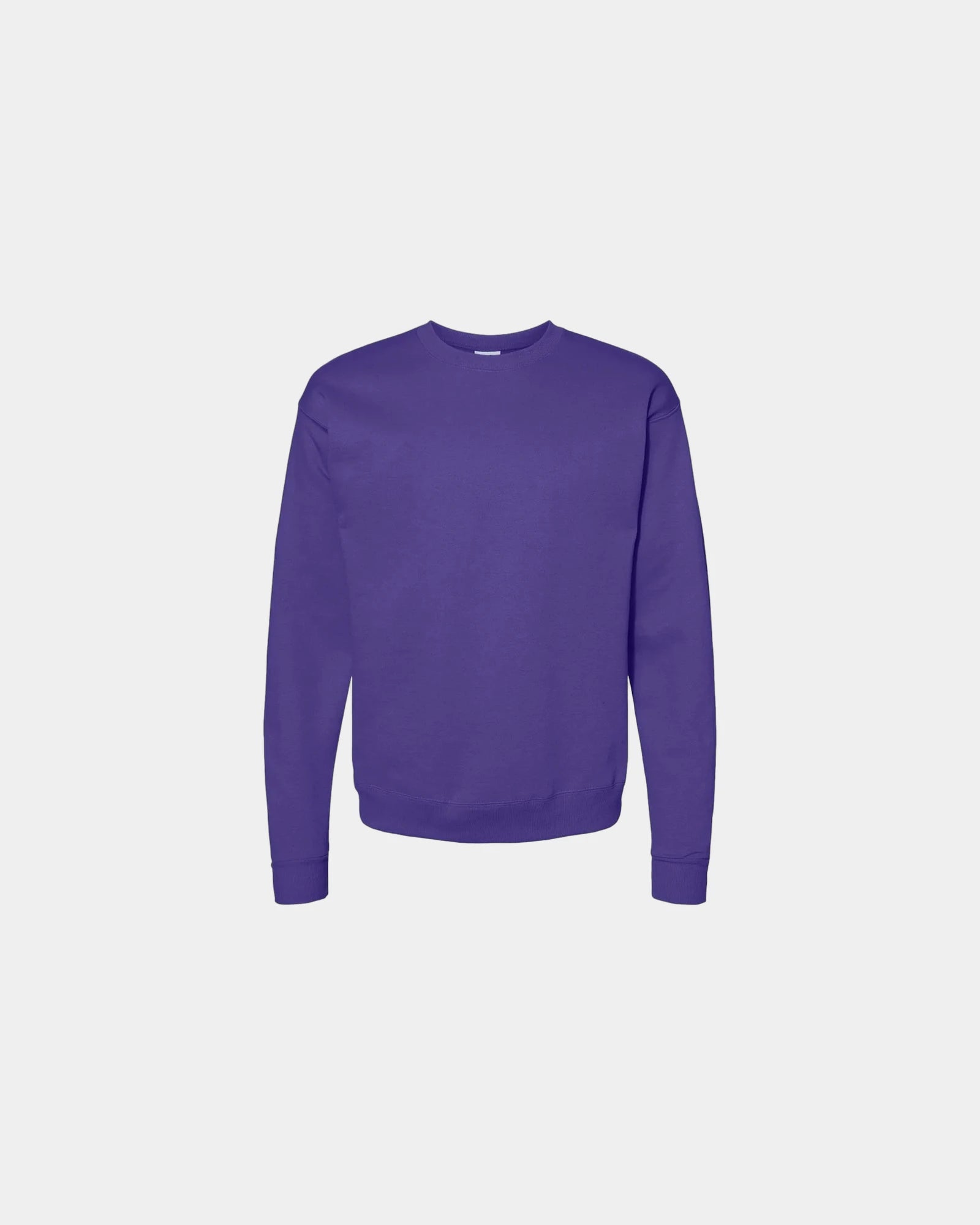 Custom midweight cotton-blend crewneck sweatshirt - Purple