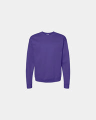Custom midweight cotton-blend crewneck sweatshirt - Purple