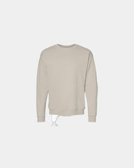 Custom midweight cotton-blend crewneck sweatshirt - Sand