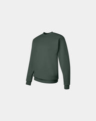 Custom midweight cotton-blend crewneck sweatshirt - Deep Forest