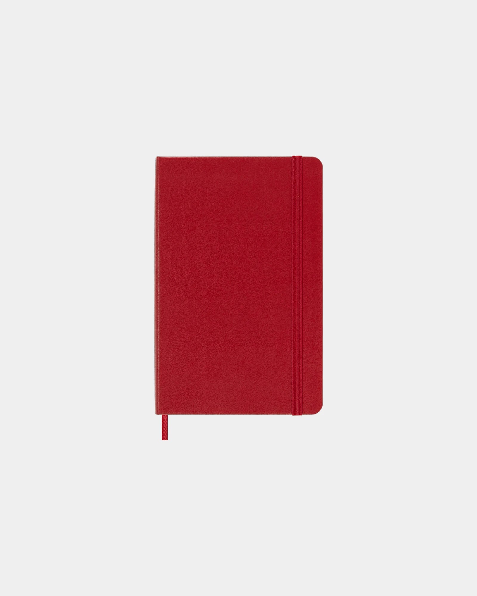 Custom hard cover Moleskine ruled medium notebook - Scarlet Red