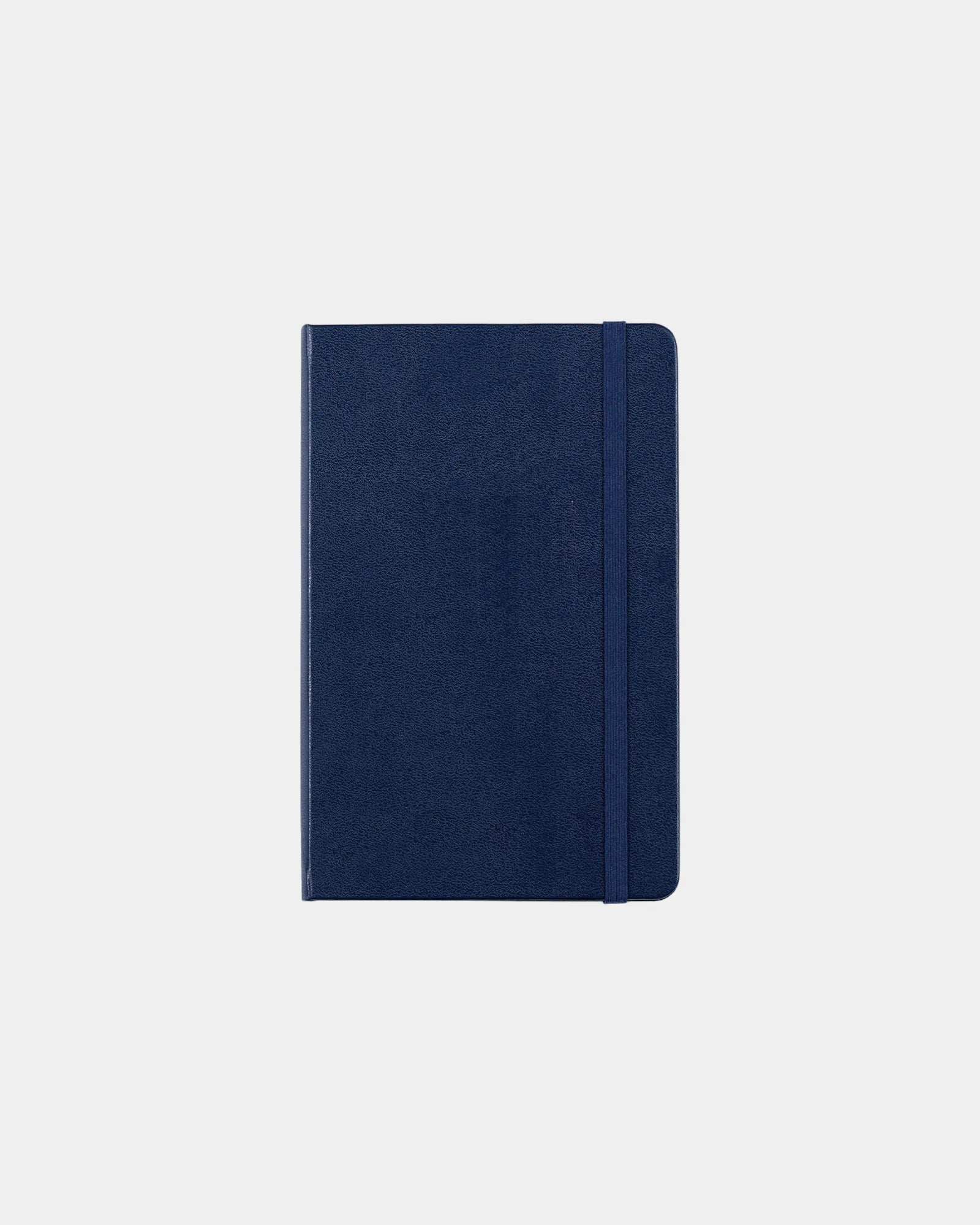 Custom hard cover Moleskine ruled medium notebook - Navy Blue