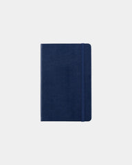 Custom hard cover Moleskine ruled medium notebook - Navy Blue