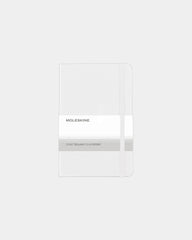 Custom hard cover Moleskine ruled medium notebook - White