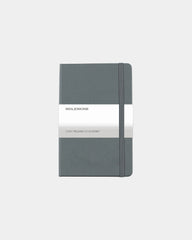 Custom hard cover Moleskine ruled medium notebook - Slate Grey