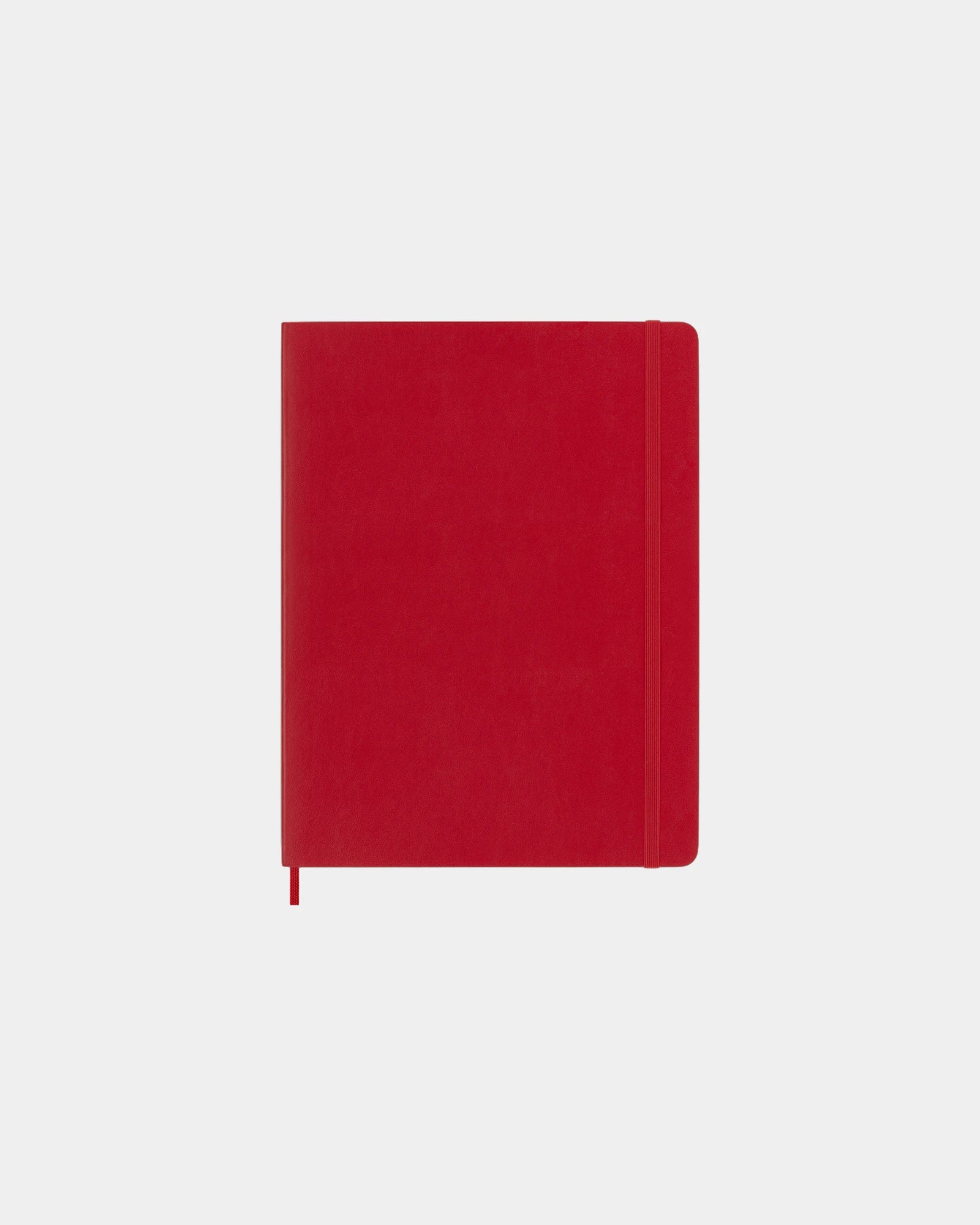 Custom FSC-certified ruled notebook Moleskine X-Large - Scarlet Red