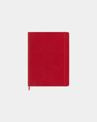 Custom FSC-certified ruled notebook Moleskine X-Large - Scarlet Red