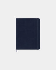 Custom FSC-certified ruled notebook Moleskine X-Large - Sapphire Blue