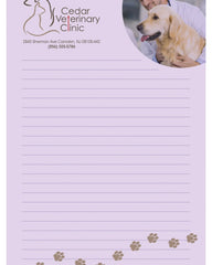 Custom FSC-certified 4" x 6" sticky note pad, 25 sheets - 4