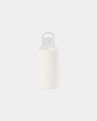 Custom borosilicate glass bottle 18.5 oz water bottle - White