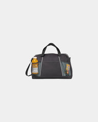 Custom 600D polyester sport duffel bag, 18" x 9" x 11" - Seattle Grey