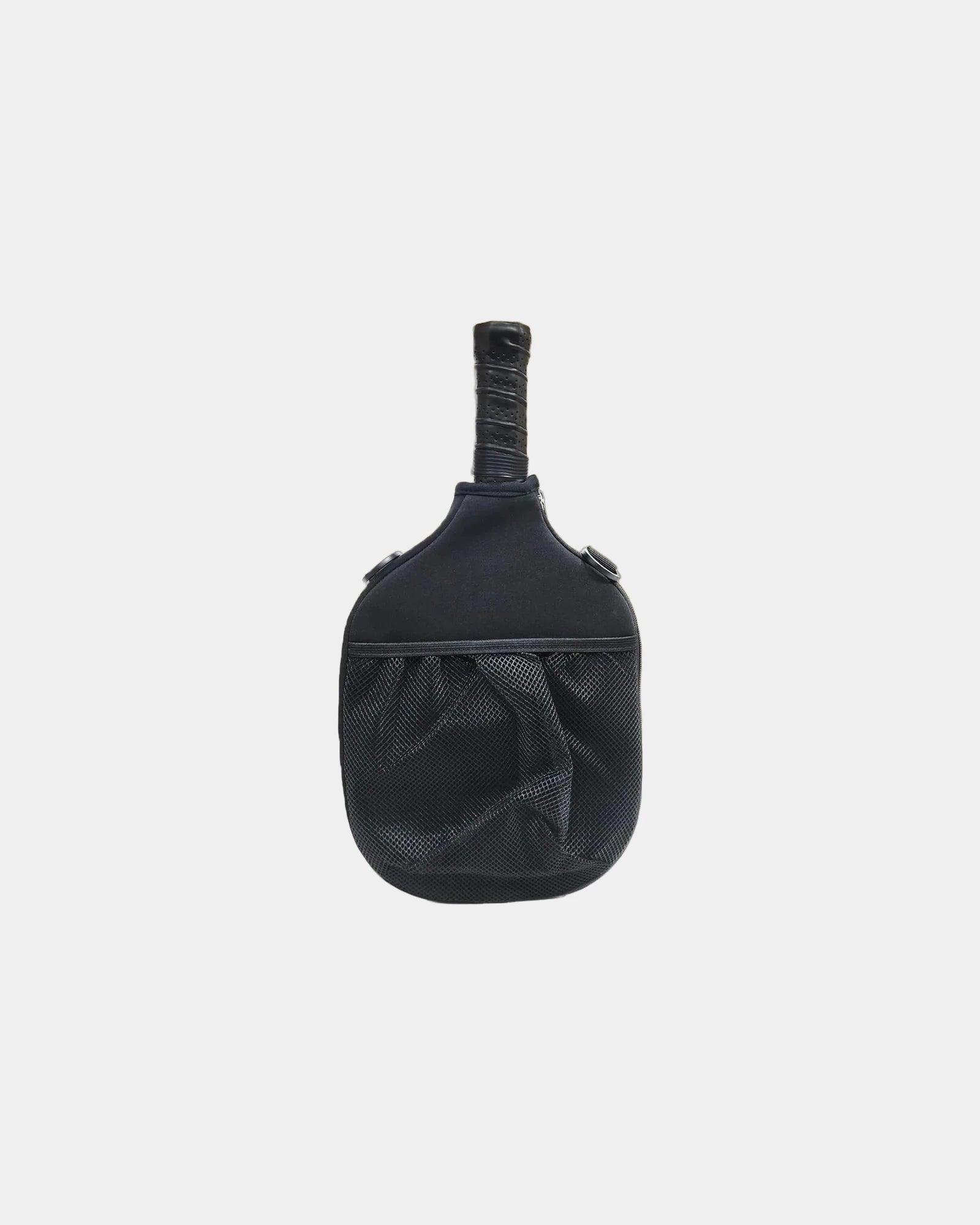 Custom fiberglass pickleball paddle & ball set - Black