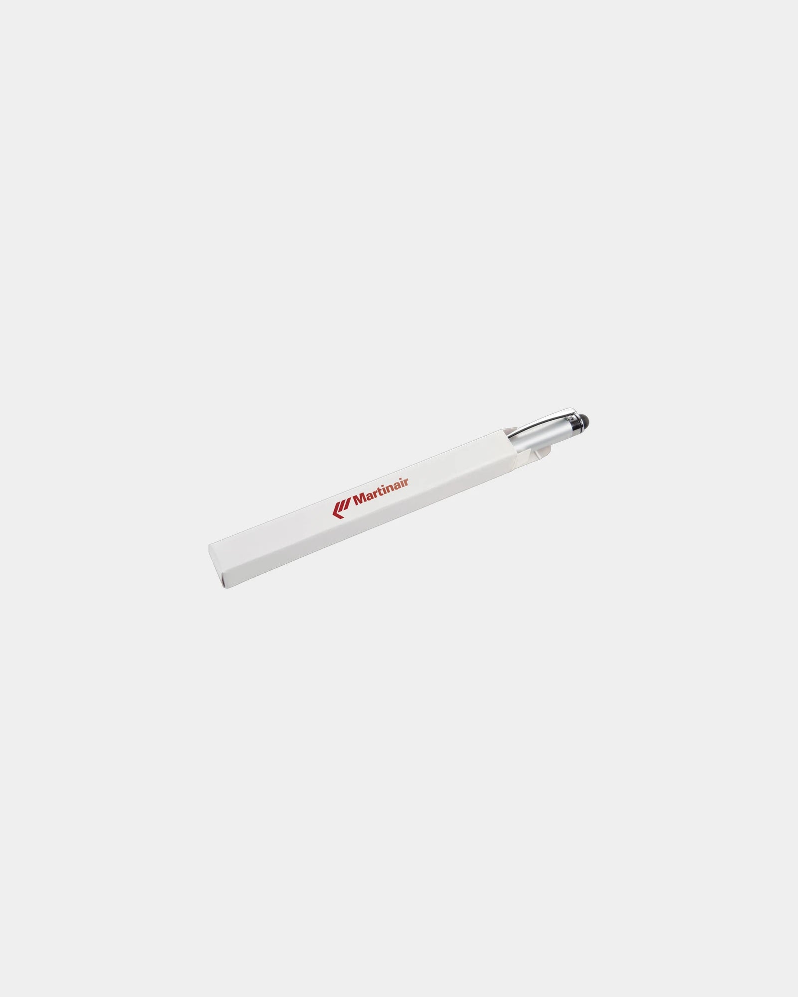 Custom cardboard pen gift box, 6.625 x 2 inches - White