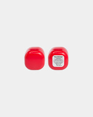 Custom vanilla cube lip balm moisturizer, ABS plastic - Red