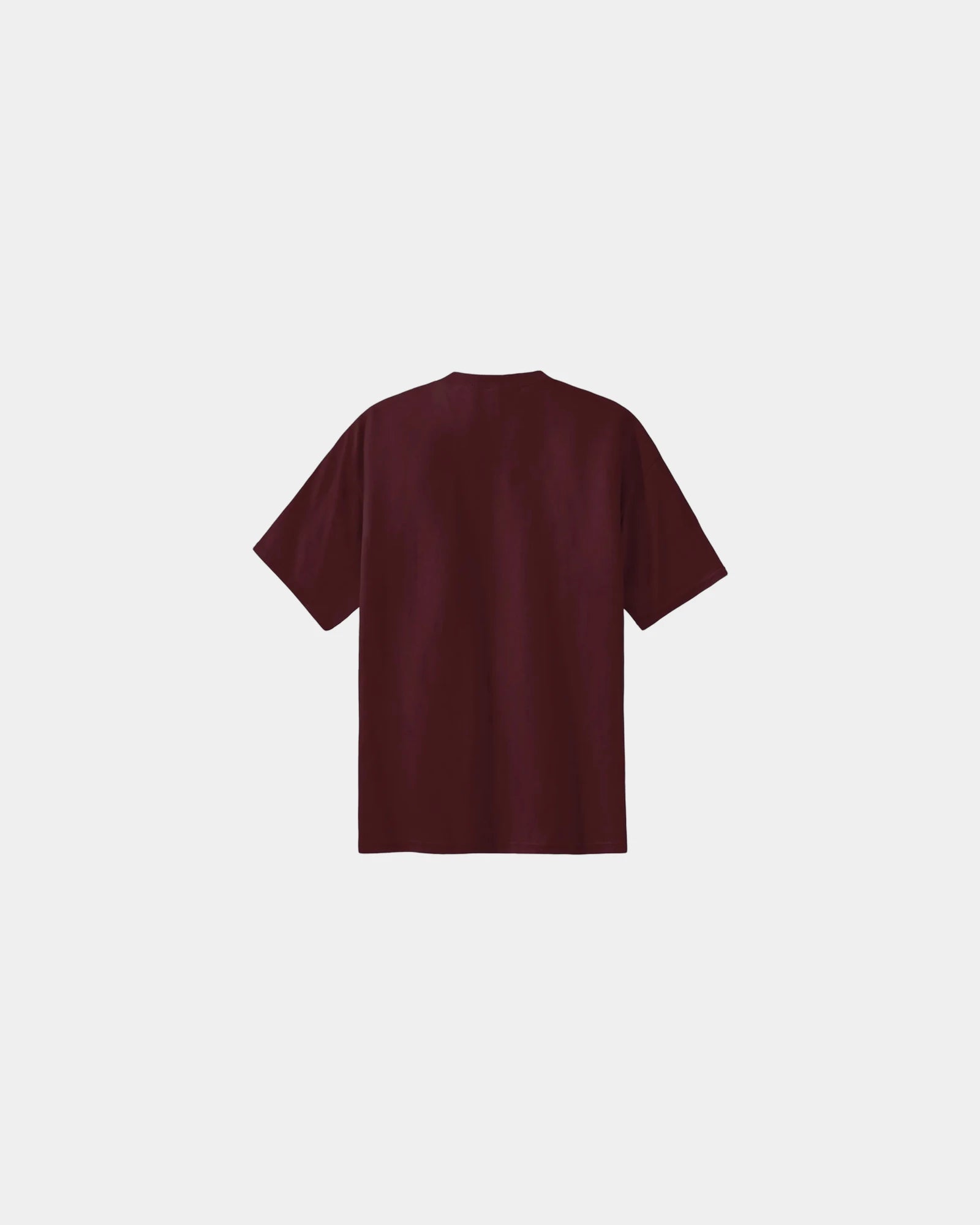 Custom heavyweight cotton essential T-shirt 6.1 oz - Athletic Maroon