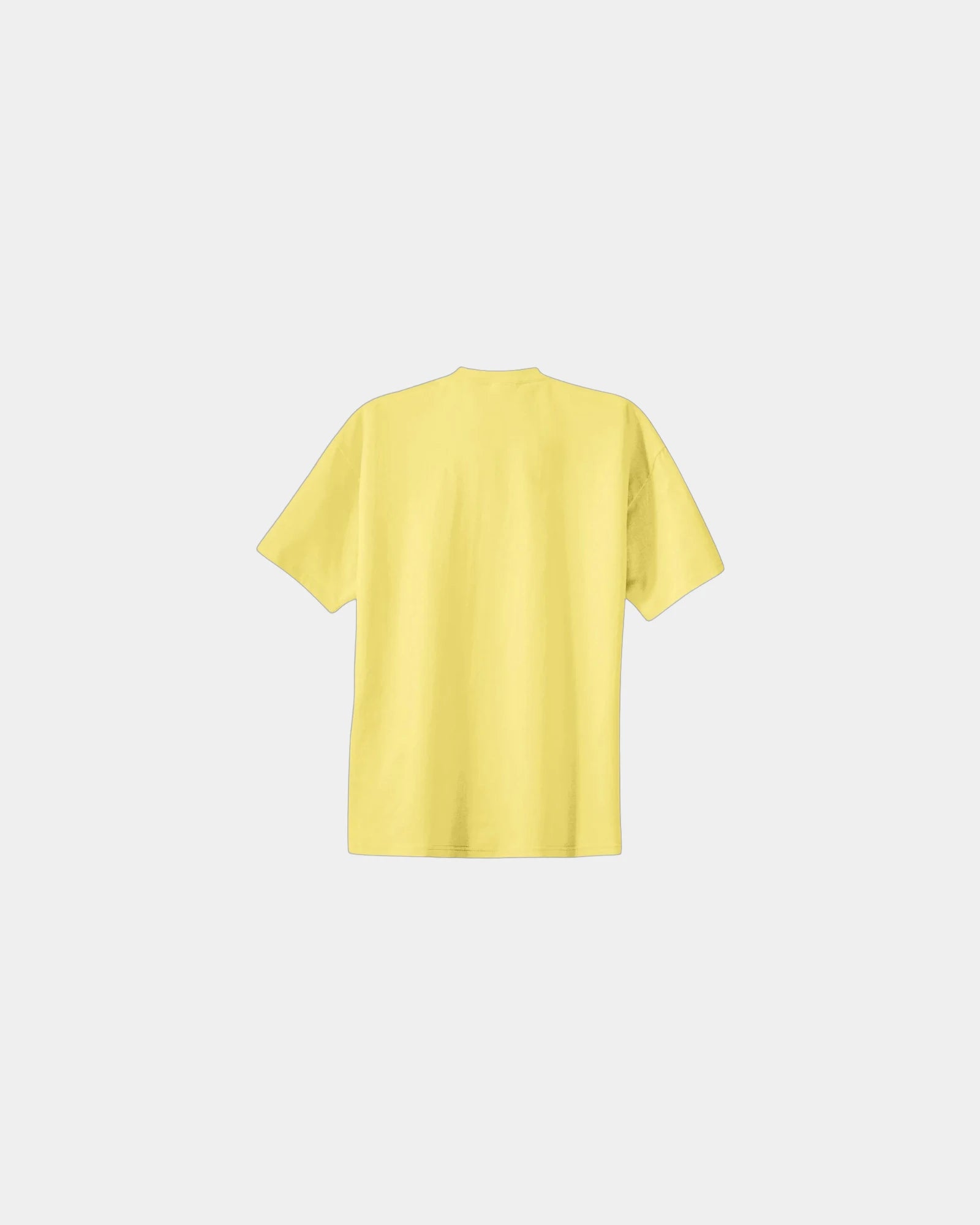 Custom heavyweight cotton essential T-shirt 6.1 oz - Yellow