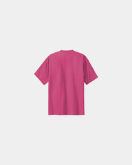 Custom heavyweight cotton essential T-shirt 6.1 oz - Sangria