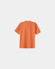 Custom heavyweight cotton essential T-shirt 6.1 oz - Orange Sherbert
