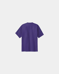 Custom heavyweight cotton essential T-shirt 6.1 oz - Purple