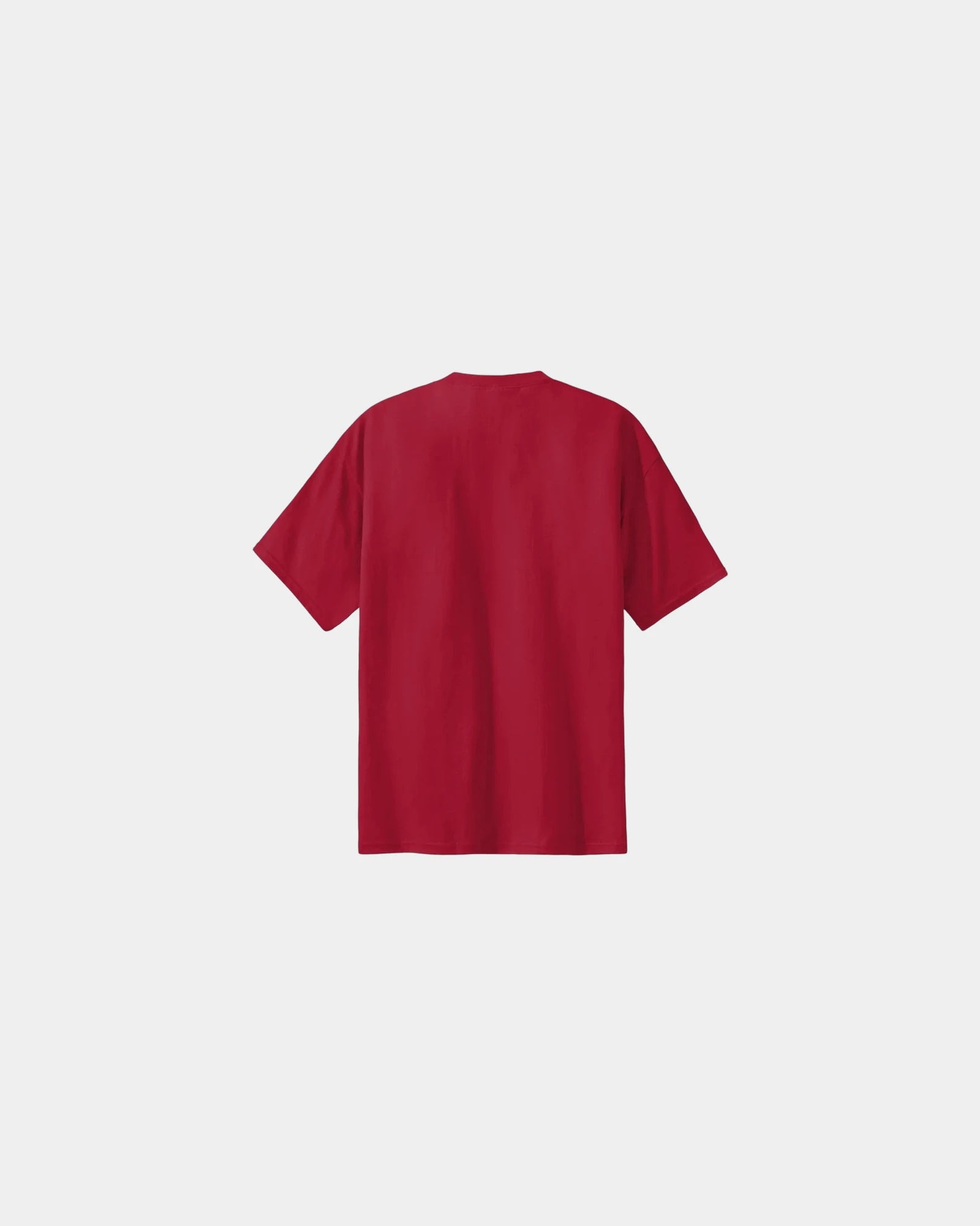 Custom heavyweight cotton essential T-shirt 6.1 oz - Red