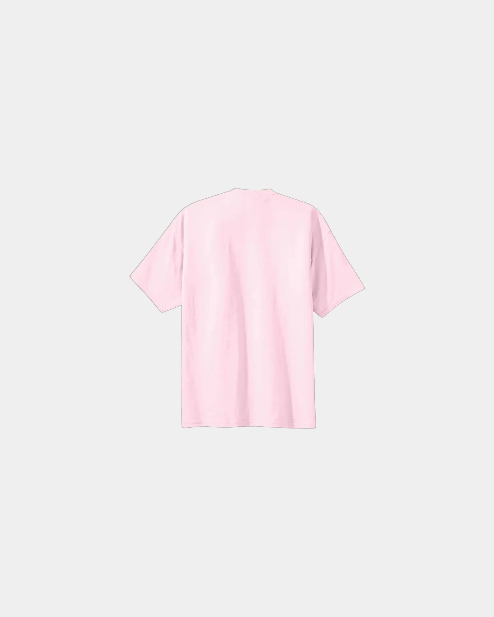 Custom heavyweight cotton essential T-shirt 6.1 oz - Pale Pink