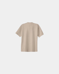 Custom heavyweight cotton essential T-shirt 6.1 oz - Light Sand