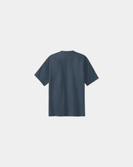 Custom heavyweight cotton essential T-shirt 6.1 oz - Steel Blue