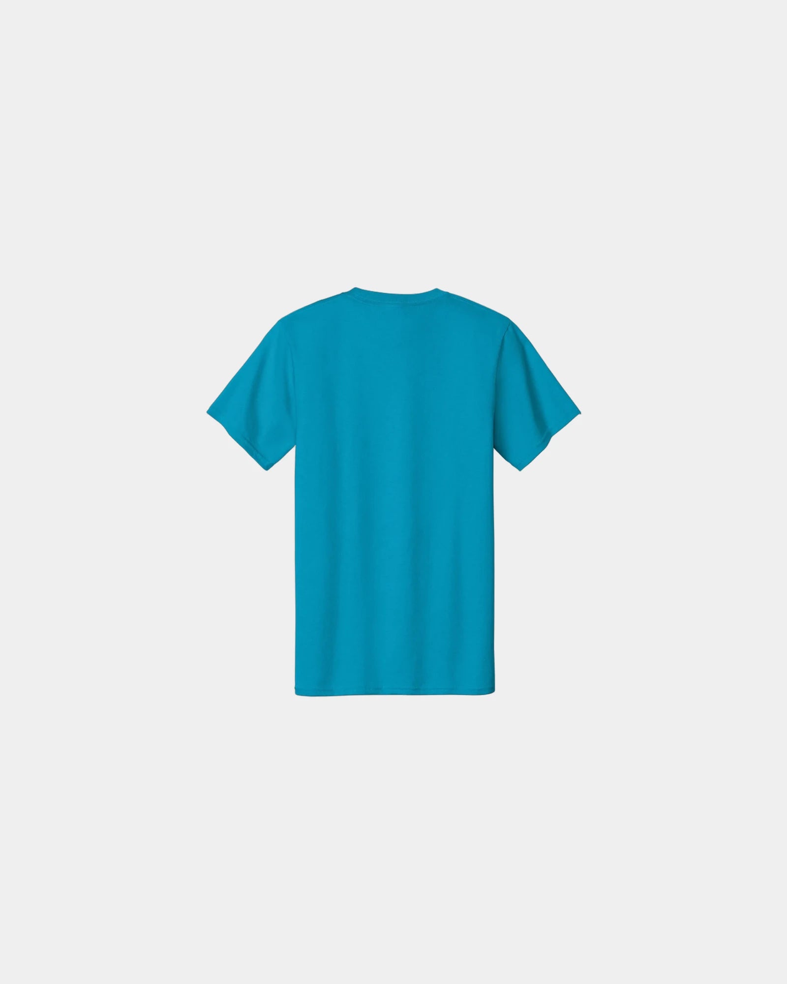Custom heavyweight cotton essential T-shirt 6.1 oz - Turquoise