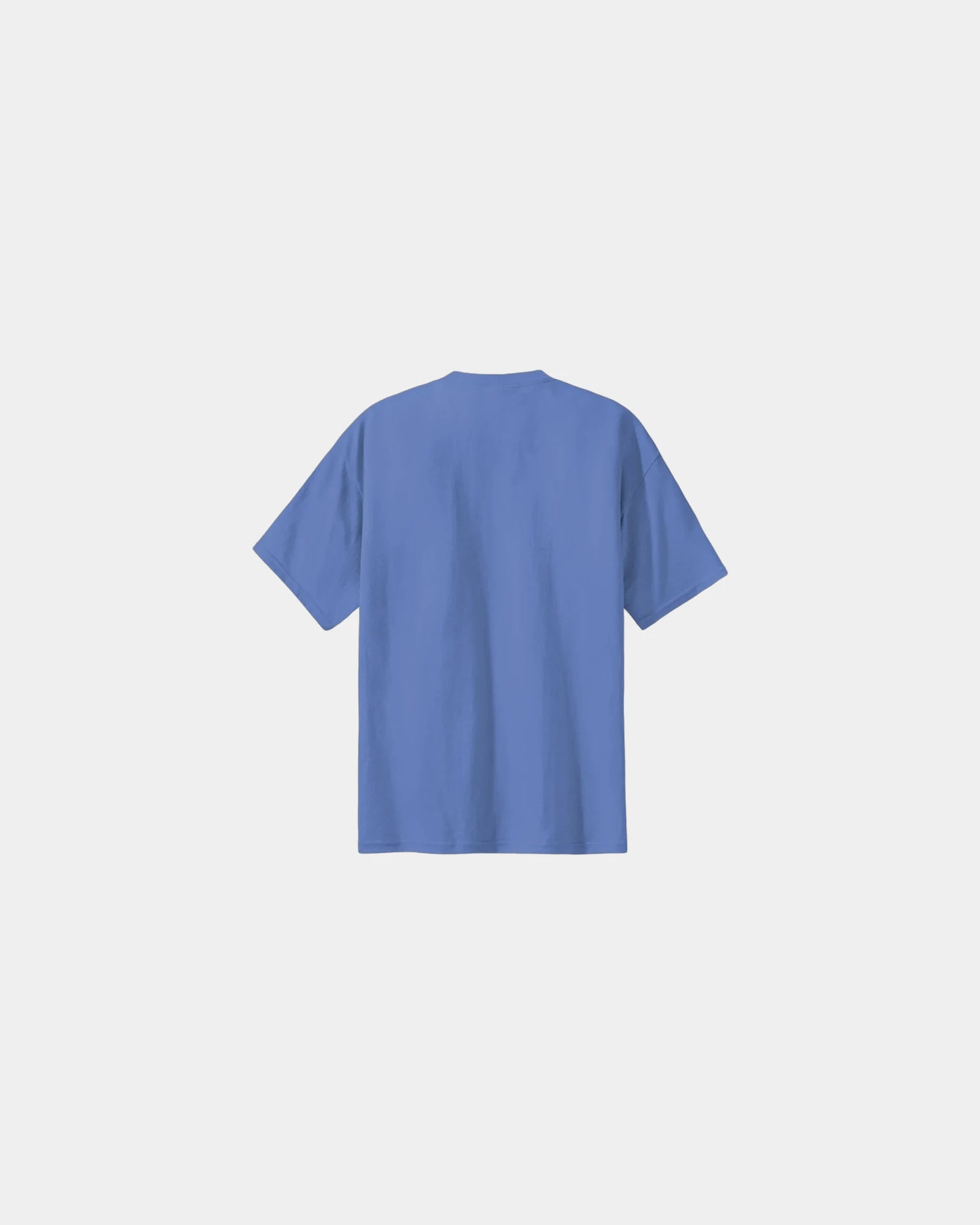 Custom heavyweight cotton essential T-shirt 6.1 oz - Carolina Blue